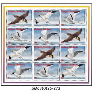 Stamps from ANTIGUA & BARBUDA - 1996 SEABIRDS / BIRDS - MIN. SHEET - MINT NH