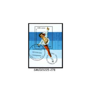 Stamps from CUBA - 1991 WINTER OLYMPIC GAMES ALBERTVILLE  - MIN. SHEET - CTO