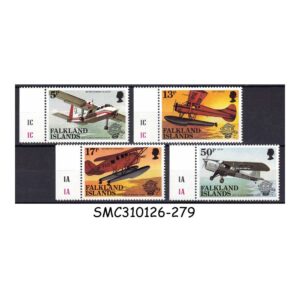 Stamps from FALKLAND ISLANDS - 1983 AVIATION / AIRCRAFTS - 4V MINT NH