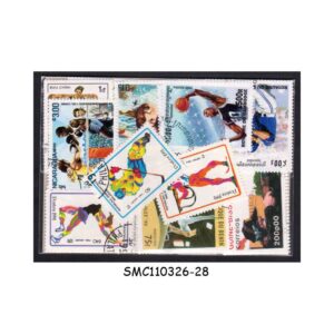 COLLECTION OF SPORTS STAMPS FROM DIFFERENT COUNTRIES - 50V - USED