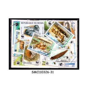 COLLECTION OF ANIMALS STAMPS FROM DIFFERENT COUNTRIES - 50V - USED