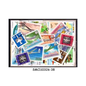 COLLECTION OF AVIATION / AIRCRAFTS STAMPS FROM DIFFERENT COUNTRIES - 50V - USED