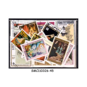 COLLECTION OF PAINTINGS / ARTS STAMPS FROM DIFFERENT COUNTRIES - 50V - USED