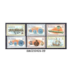 Stamps from ST. HELENA - 1978 WRECK OF THE WITTE LEEUW SHIP SC# 318-23 - 6V - MINT NH
