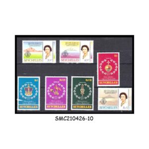 Stamps from SEYCHELLES - 1977 SILVER JUBILEE QEII - 7V - MINT NH