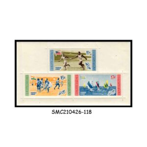 Stamps from DOMINICA - 1958 SUMMER OLYMPIC GAMES MELBOURNE - MIN. SHEET MINT NH