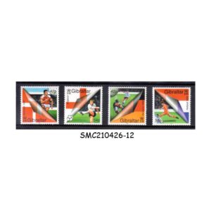 Stamps from GIBRALTAR - 2000 EUROPEAN FOOTBALL CHAMPIONSHIP / SPORTS - 4V MINT NH