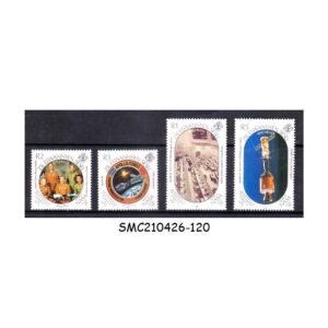 Stamps from SEYCHELLES - 1989 20th ANNIV. OF THE 1ST MANNED MOON LANDING / SPACE - MIN. SHEET MINT NH