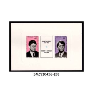 Stamps from CAMEROON - 1968 APOSTLES OF PEACE / JOHN F. KENNEDY - DELUXE PROOF - MINT NH