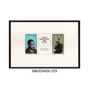 Stamps from CAMEROON - 1968 APOSTLES OF PEACE / MARTIN KING LUTHER - DELUXE PROOF - MINT NH