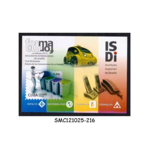 Stamps from CUBA - 2013 ISDI / INDUSTRIAL DESIGN FORUM - SOUVENIR SHEET MINT NH