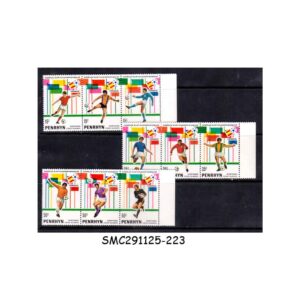 Stamps from PENRHYN - 1982 WORLD CUP OF FOOTBALL ESPANA '82 - 9V - MINT NH