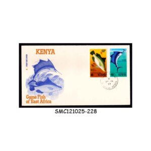 Stamps from KENYA - 1977 GAME FISH of EAST AFRICA - FDC