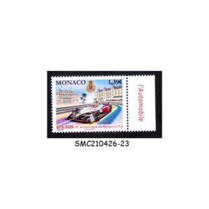 Stamps from MONACO - 2025 10 YEARS OF MONACO E-PRIX / RACE CAR - 1V MINT NH