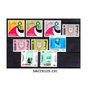 Stamps from SUDAN - 1982-84 SELECTED STAMPS SCOTT#326-331, 338-340 - 9V - MINT NH
