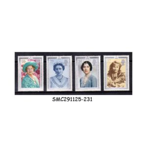 Stamps from GREAT BRITAIN - 1990 90th BIRTHDAY OF QUEEN ELIZABETH, THE QUEEN MOTHER - 4V - MINT NH