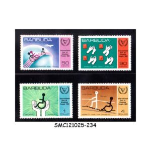 Stamps from  BARBUDA - 1981 INTERNATIONAL YEAR OF THE DISABLED PEOPLE - 4V MINT NH