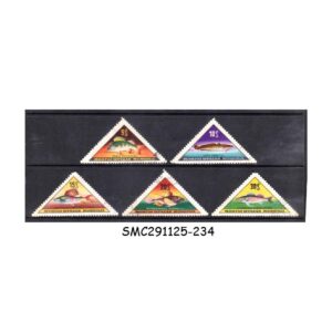 Stamps from MONGOLIA - 1962 FISH / MARINE LIFE - 5V - USED