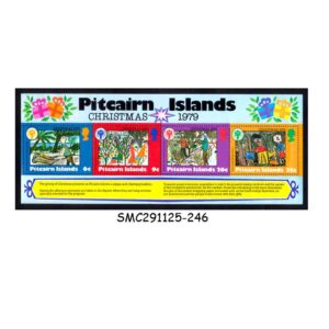 Stamps from PITCAIRN ISLANDS - 1979 CHRISTMAS / PAINTINGS - MIN. SHEET MINT NH