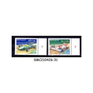 Stamps from MONACO - 2026 LEGENDARY RACE CARS - LOTUS 33 & MCLAREN MP4/4 - 2V MINT NH