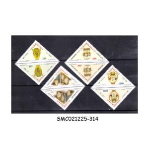 Stamps from TUNISIA - 2015 TUNISIAN TRADITIONAL POTTERY - 4V PAIR - MINT NH