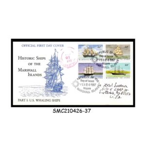 Stamps from MARSHALL ISLANDS - 1987 HISTORIC SHIPS OF THE MARSHALL ISLANDS - FDC