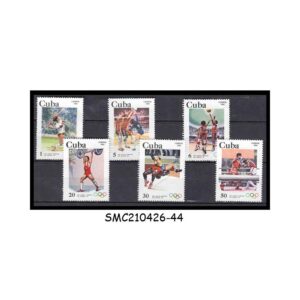 Stamps from CUBA - 1984 OLYMPIC GAMES LOS ANGELES '84 - 6V - MINT NH