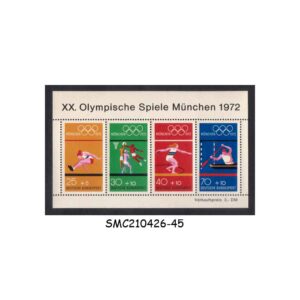 Stamps from GERMANY - 1972 20th OLYMPIC GAMES, MUNICH - MIN. SHEET MINT NH