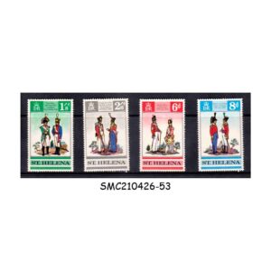 Stamps from ST. HELENA - 1969 MILITARY UNIFORM - 4V - MINT NH