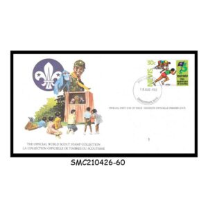 Stamps from NEVIS - 1982 75th ANNIVERSARY OF SCOUTING / BOY SCOUTS - FDC CARD