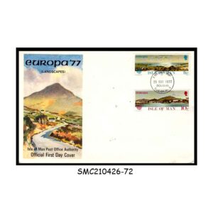 Stamps from ISLE OF MAN - 1977 EUROPA '77 / LANDSCAPES - FDC