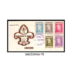 Stamps from PANAMA - 1964 BOY SCOUTS - FDC