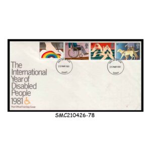 Stamps from GREAT BRITAIN - 1981 THE INTERNATIONAL YEAR OF DISABLED PEOPLE - FDC