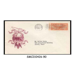 Stamps from UNITED STATES USA - 1939 AIR MAIL EXPERIMENTAL PICK-UP COLUMBIA PENNSYLVANIA FIRST FLIGHT COVER FFC