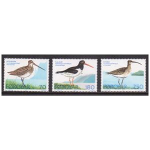 Stamps from FAROE ISLANDS - 1977 BIRDS - 3V - MINT NH