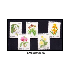Stamps from MONACO - 1990 INTERNATIONAL HORTICULTURAL EXHIBITION EXPO '90 / FLOWERS - 5V MINT NH