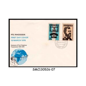 Stamps from RHODESIA - 1976 CENTENARY OF FIRST TELEPHONE TRANSMISSION - FDC