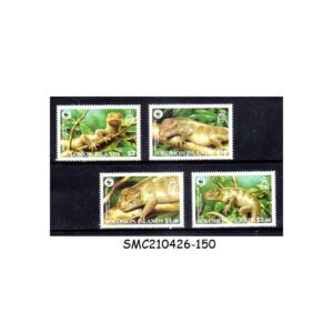 Stamps from SOLOMON ISLANDS - 2005 WWF SKINK / LIZARDS REPTILES - 4V - MINT NH