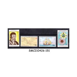 Stamps from SOLOMON ISLANDS - 1981 BICENTENARY OF MAURELLE'S VISIT - 4V - MINT NH