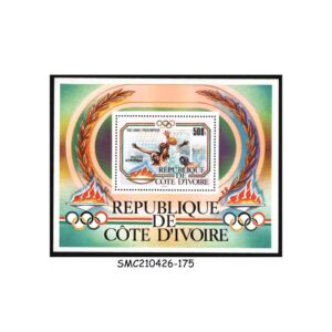 Stamps from IVORY COAST - 1983 PRE-OLYMPIC YEAR / OLYMPIC GAMES WATER POLO - MIN. SHEET MINT NH