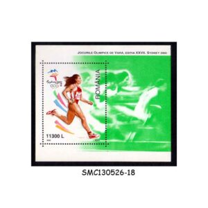 Stamps from ROMANIA - 2000 SUMMER OLYMPIC GAMES SYDNEY / ATHLETICS - MIN. SHEET MINT NH