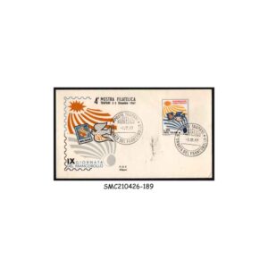 Stamps from ITALY - 1967 4th PHILATELIC EXHIBITION SPECIAL COVER WITH CANCELLATION