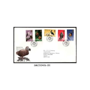 Stamps from JERSEY - 1979 WILDLIFE PRESERVATION / ANIMALS & BIRDS - FDC