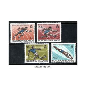 Stamps from SOLOMON ISLANDS - 1978 SOUTH PACIFIC GAMES - 4V - MINT NH