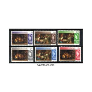 Stamps from CAYMAN ISLANDS - 1968 CHRISTMAS / PAINTINGS - 6V - MINT NH