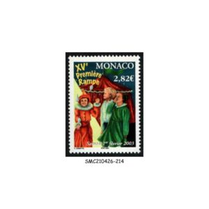 Stamps from MONACO - 2003 15th CIRCUS FESTIVAL OF YOUNG ARTISTS SG#2591 - 1V MNH