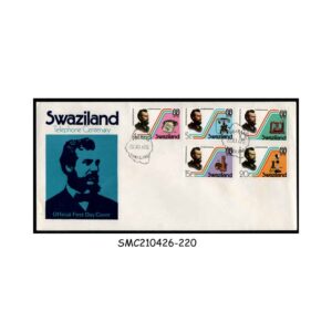 Stamps from SWAZILAND - 1976 TELEPHONE CENTENARY / GRAHAM BELL - FDC