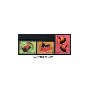 Stamps from SINGAPORE - 2014 CHINESE LUNAR YEAR OF HORSE - 3V MINT NH