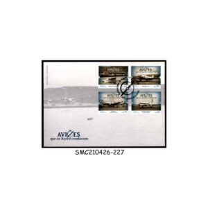 Stamps from PORTUGAL AZORES - 2014 AVIATION / AIRCRAFTS - FDC