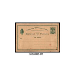 Postal stationery from DENMARK - 5ore UPU POSTCARD - UNUSED